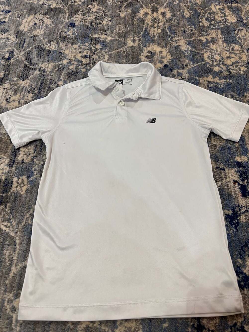 New Balance Polo Shirt Size 10 White